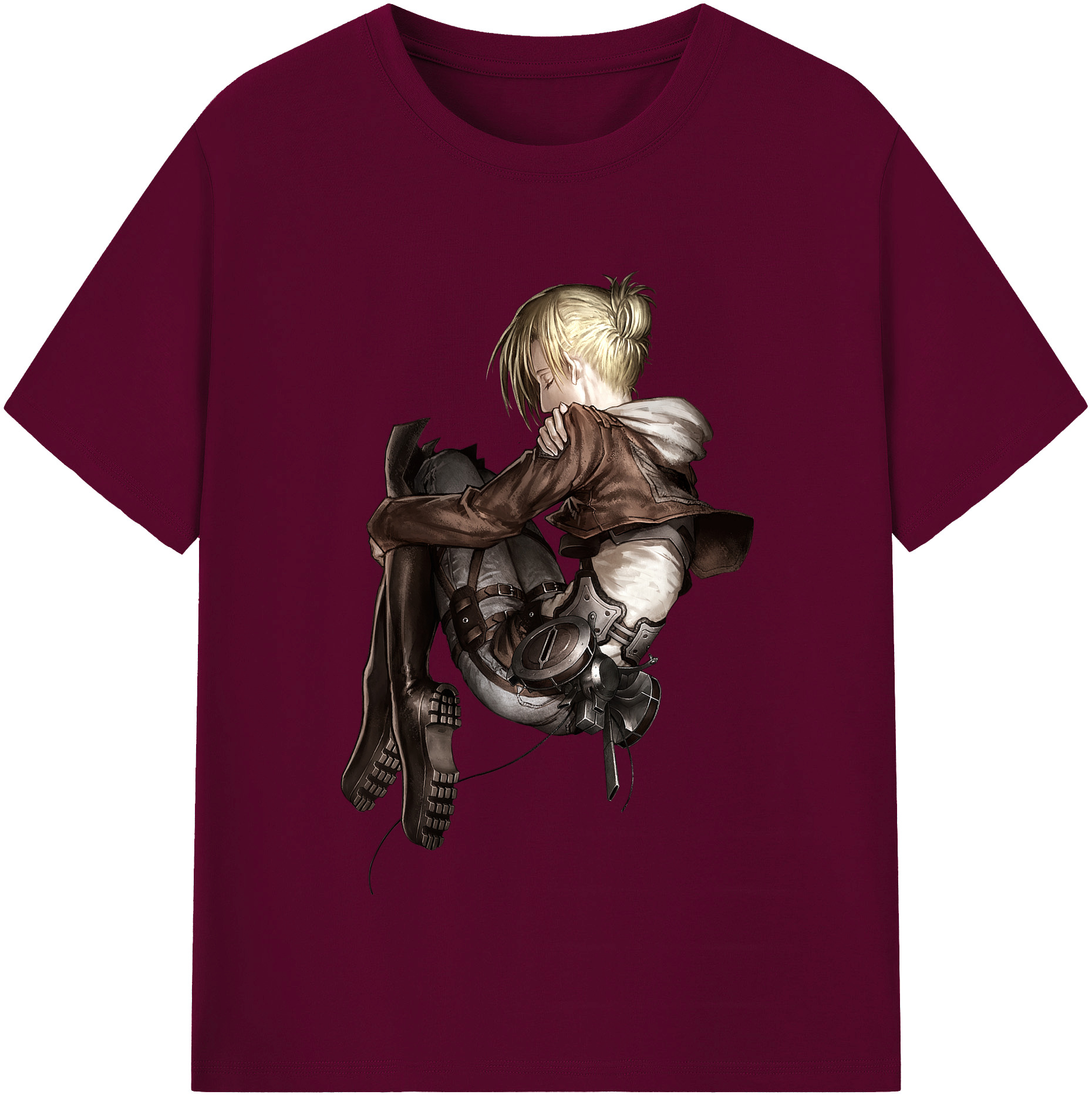 （画像用） 進撃の巨人 アニ・レオンハート Attack on Titan Annie Leonhart レディースカジュアルプリントTシャツ（綿100％）